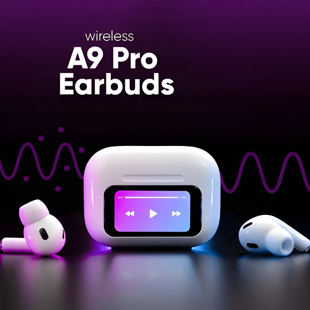 Airpods A9 Pro ANC Touch Screen Display Earbuds
